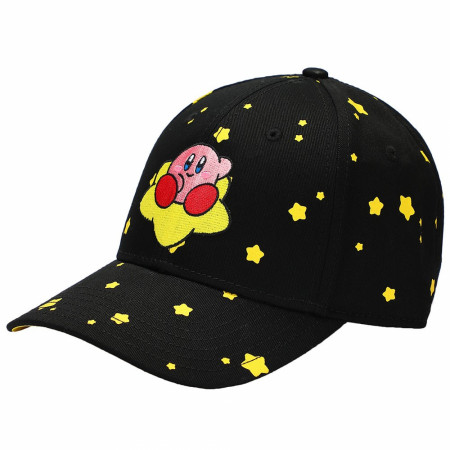 Kirby Embroidered Pre-Curved Bill Snapback Hat